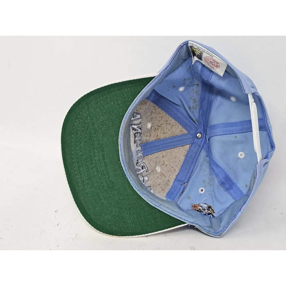 VINTAGE North Carolina Tar Heels Hat Cap Snap Back Mens One Size NCAA Football